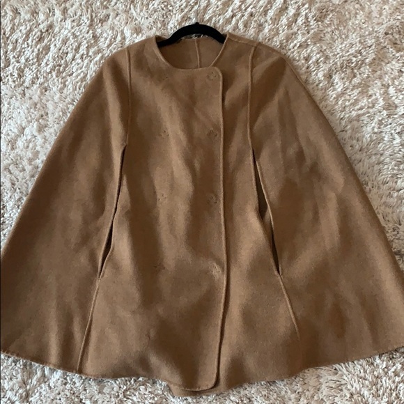 Elie Tahari Wool Cape Coat - Picture 3 of 4